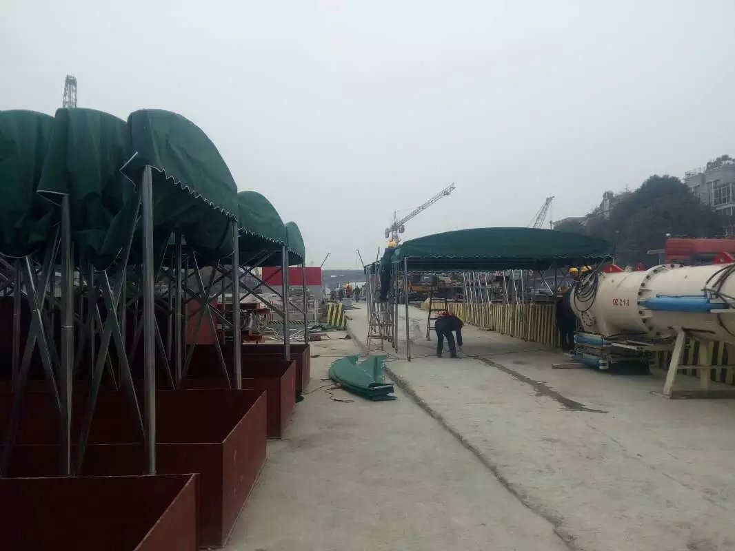 张家口张家口中铁二十一局工地移动施工棚